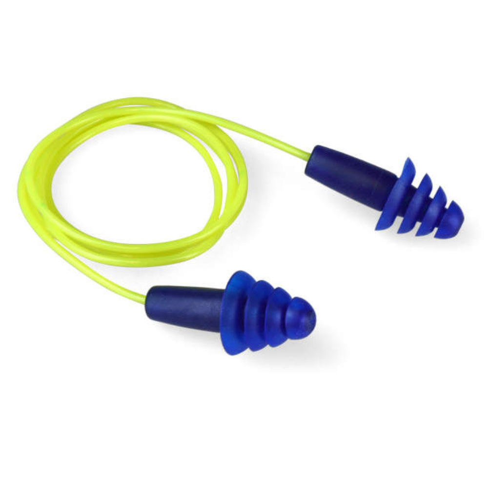 Radians Resistor II Reusable Flanged Corded Earplugs from GME Supply